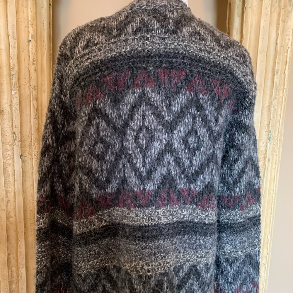 Universal Thread Chunky Patterned Long Sweater Ca… - image 8